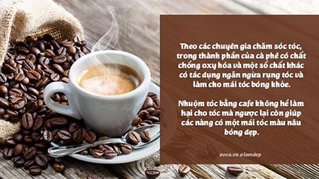 Dưỡng tóc bằng cà phê