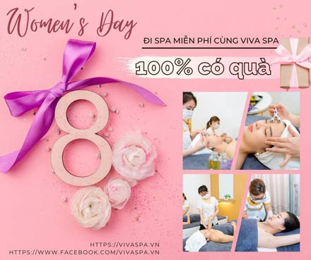 8-3 các chị đi Viva Spa để nhận quà nhé